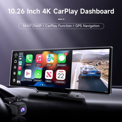 DriveMate™ Pro+ | 4K CarPlay + DashCam
