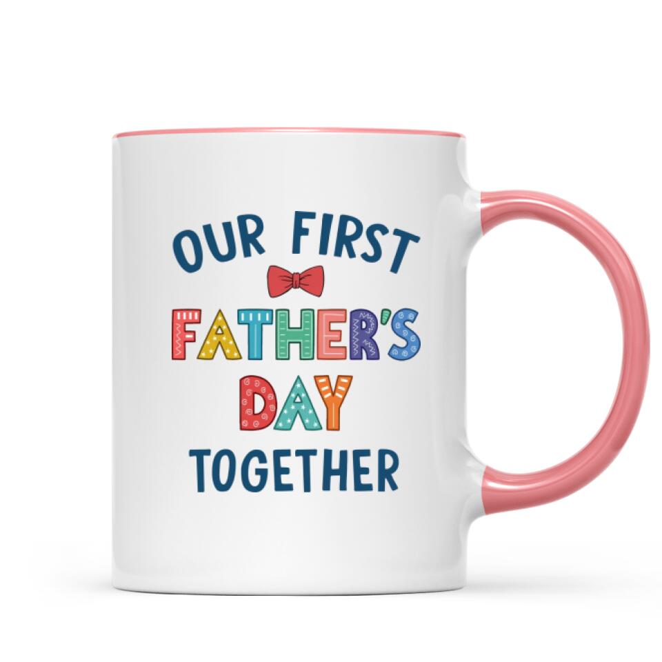 Father and Baby - My 1st Father's day - 2022 -Personalized Mug