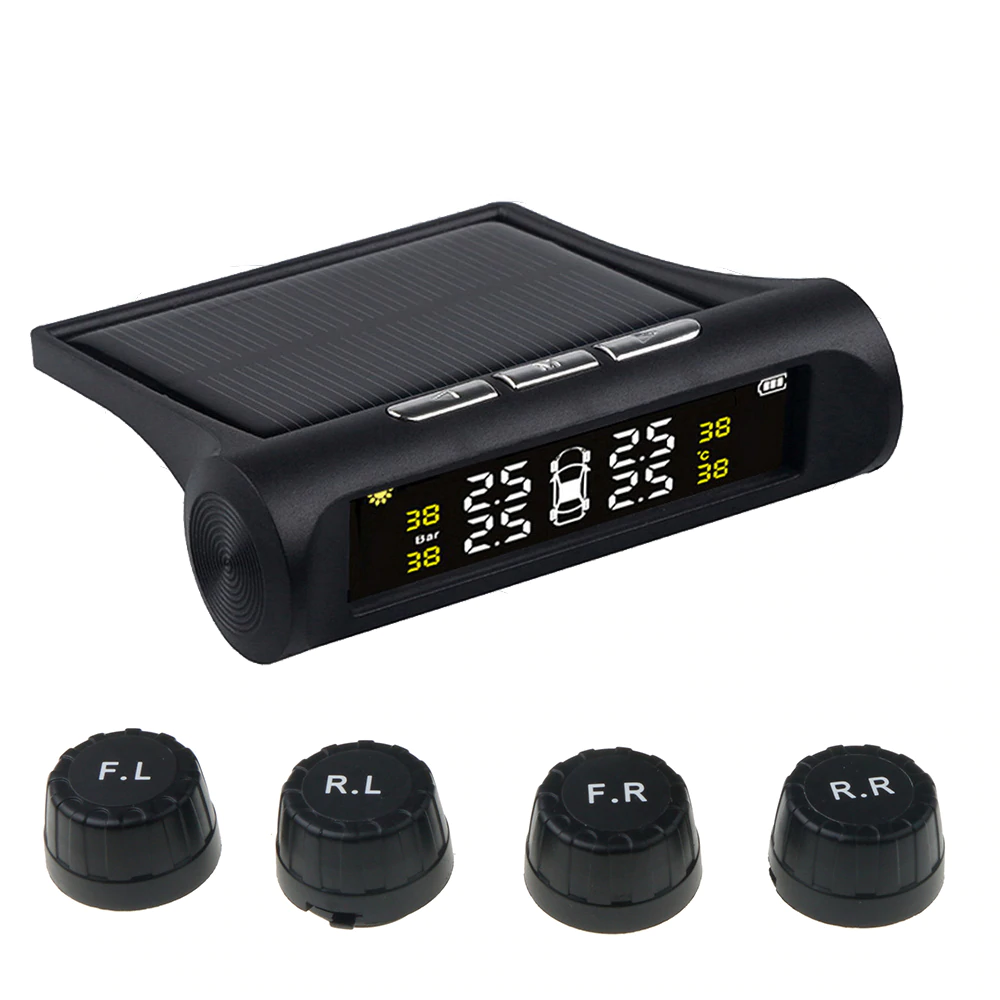 Solar Power Tire-Pressure Monitoring System