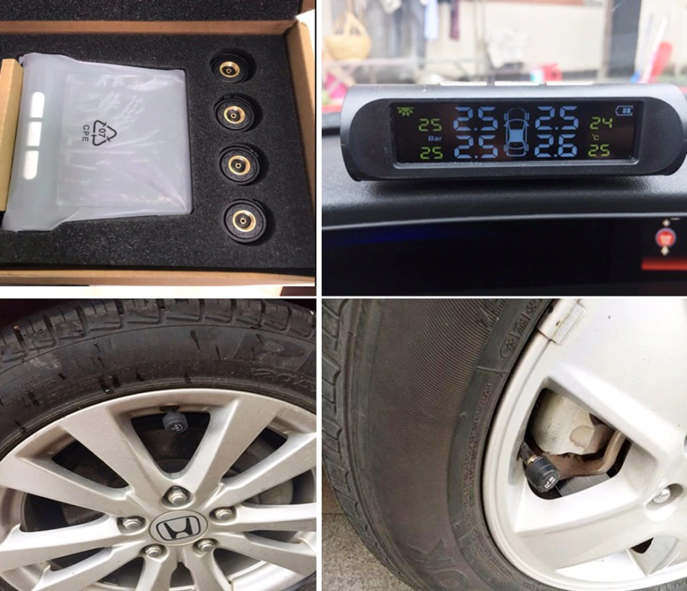Solar Power Tire-Pressure Monitoring System
